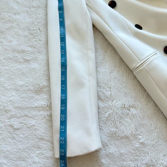 REISS women white jacket blazer size 2 US Retail 650$ - Picture 10 of 10